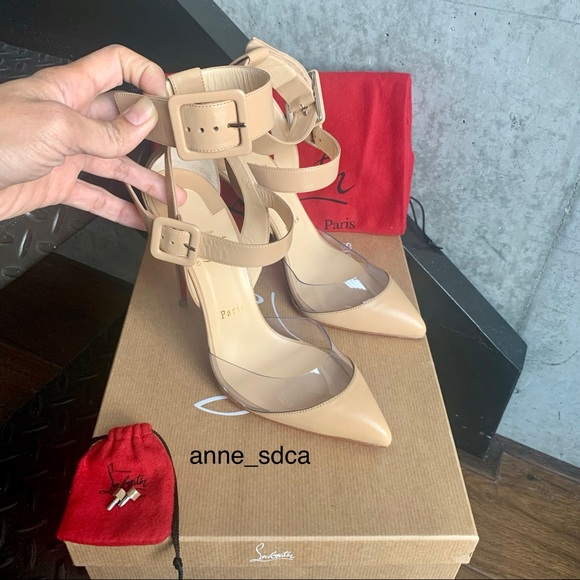 NWB Multimiss PVC Leather Buckle Strap Heels - Picture 8 of 16